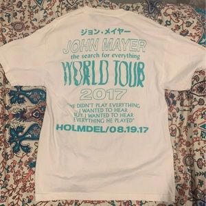 John Mayer White Concert T-Shirt